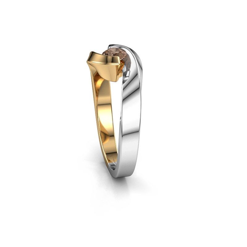 Bild von Ring Sheryl<br/>585 Gold<br/>Braun Diamant 0.25 crt