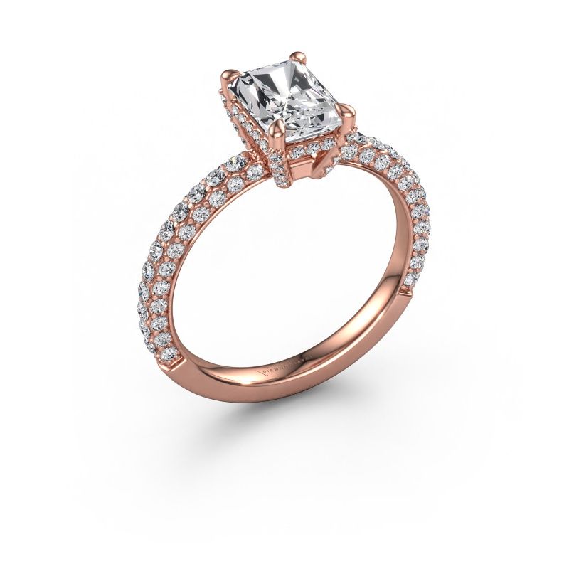 Bague de fiançailles Saskia RAD 2 585 or rose diamant 2.258 crt