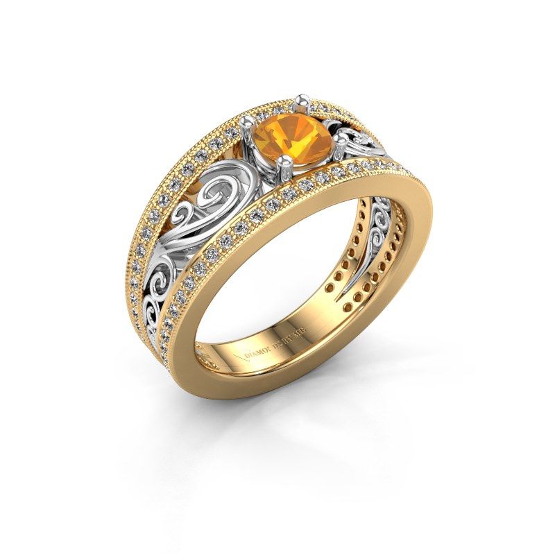 Image of Ring Julliana<br/>585 gold<br/>Citrin 5 mm