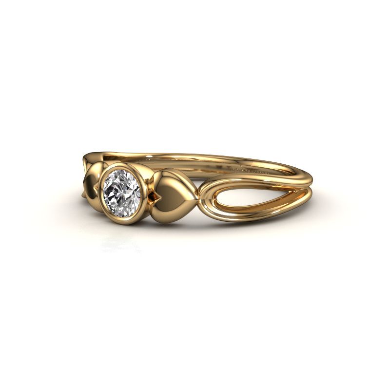 Image of Ring Lorrine 585 gold diamond 0.25 crt