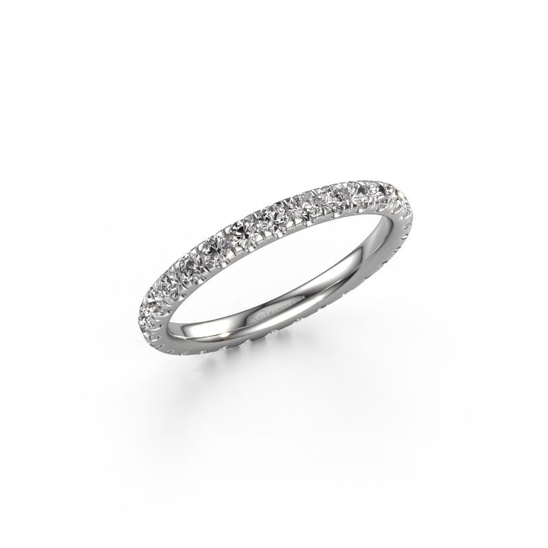 Stackable ring Jackie 2.0 950 platinum lab grown diamond 0.87 crt