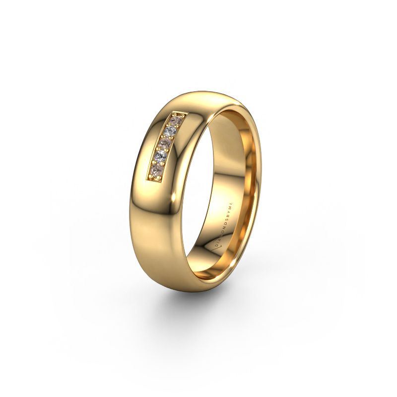 Ehering WH0111L36BP 585 Gold Braun Diamant ±6x2 mm