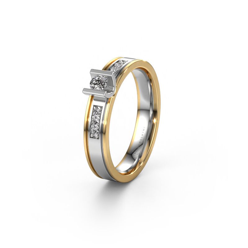 Ehering WH2108L14A 585 Weißgold Zirkonia ±4 x 1,7 mm