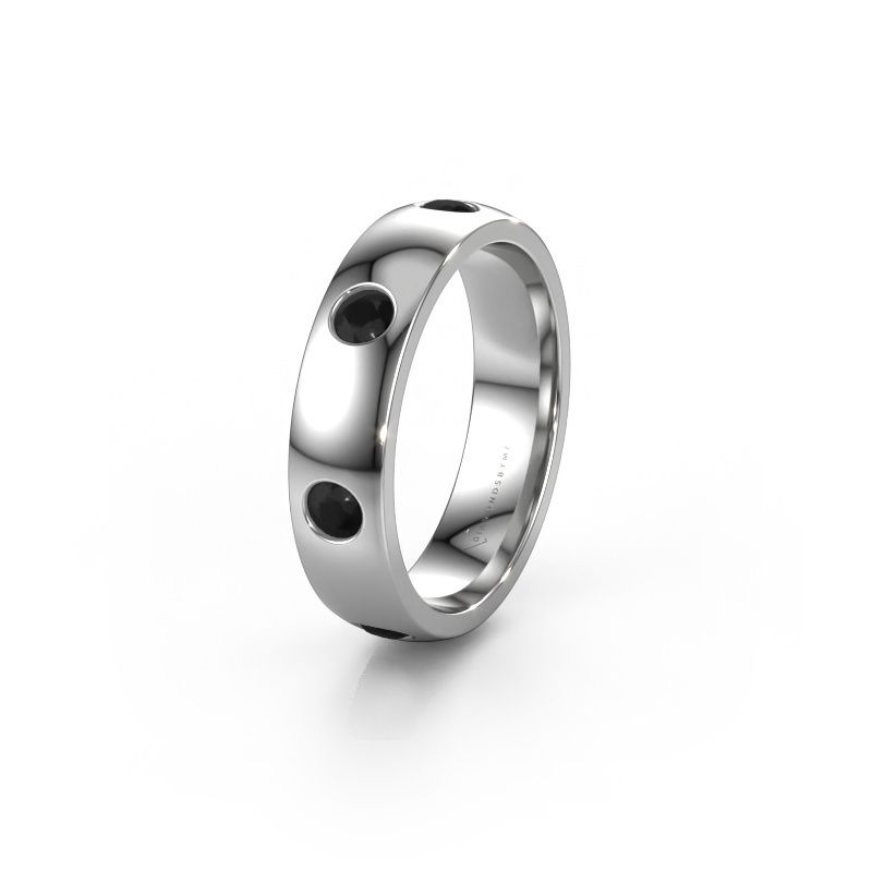 Alliance WH0105L25BP 950 platine diamant noir 0.84 crt ±5x2 mm