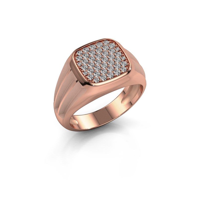 Afbeelding van Pinkring Robbert<br/>585 rosé goud<br/>diamant 0.558 crt
