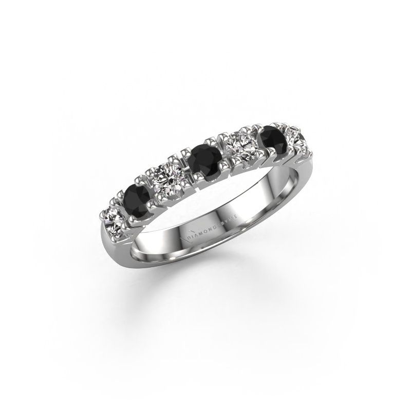Ring Rianne 7 585 Weißgold Schwarz Diamant 0.76 crt