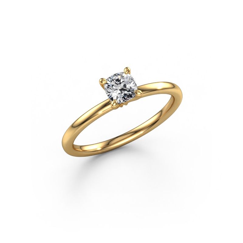 Engagement ring Crystal CUS 1 585 gold lab grown diamond 0.50 crt