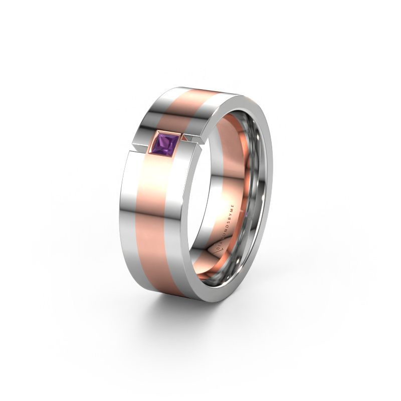 Alliance WH2042P 585 or rose améthyste ±7x2.4 mm