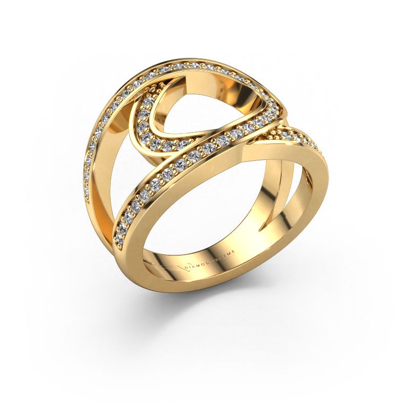 Ring Louise 585 gold lab-grown diamond 0.443 crt