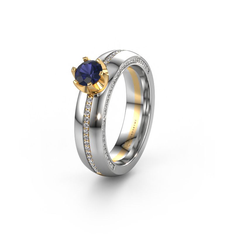 Bague de mariage WH0416L25E 585 or jaune saphir ±5x2.6 mm