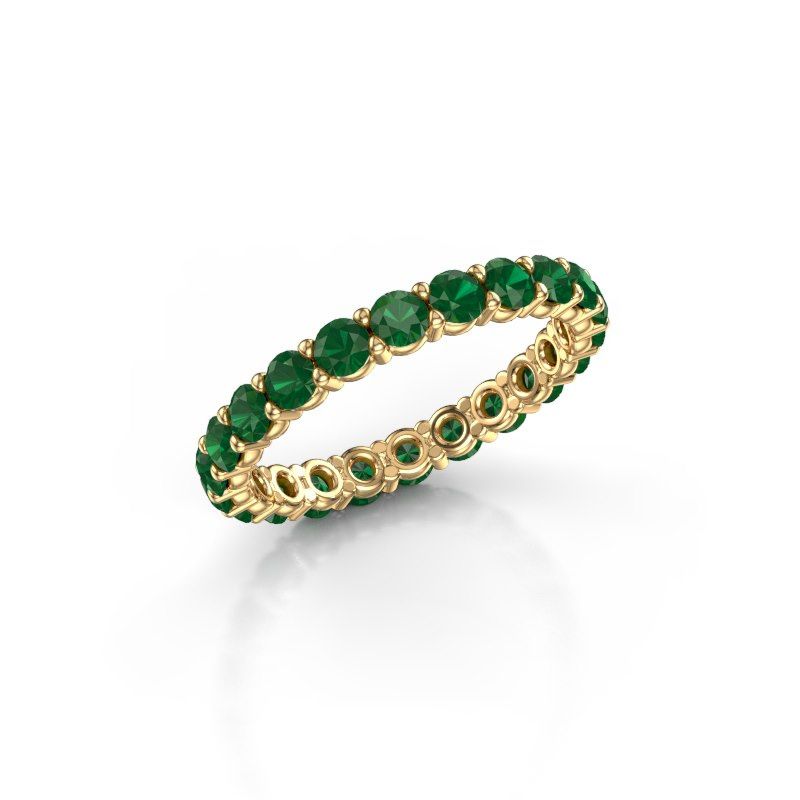 Bild von Vorsteckring heddy rnd 2.7<br/>585 Gold<br/>Smaragd 2.7 mm