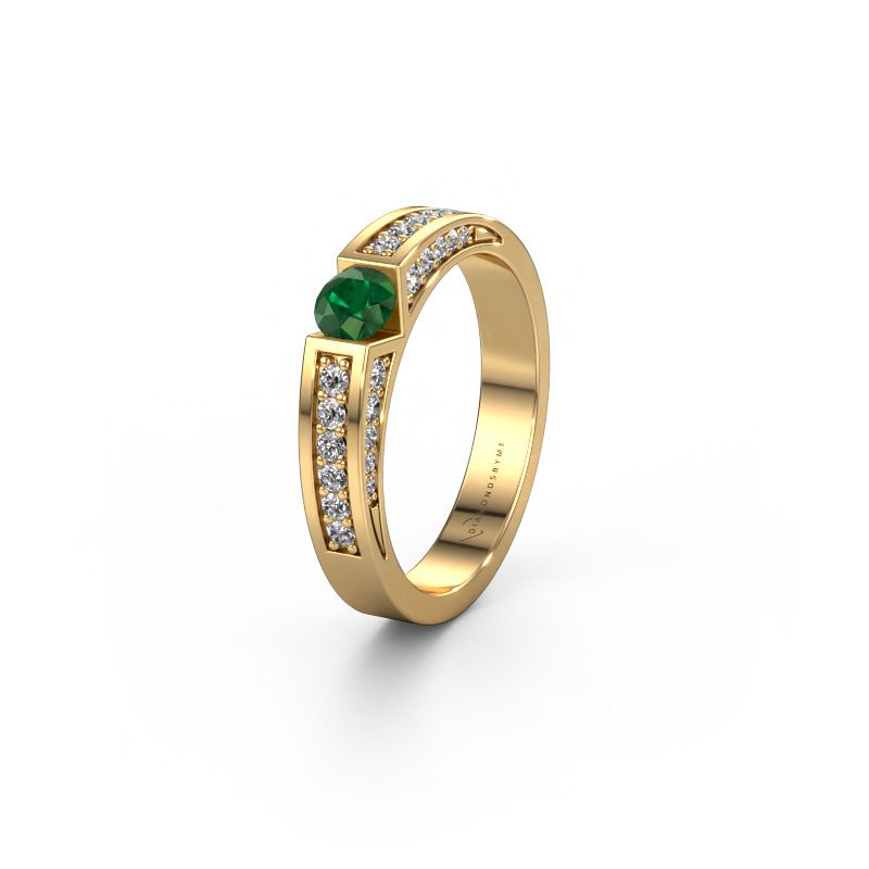 Ehering WH2098L 585 Gold Smaragd ±4x3 mm