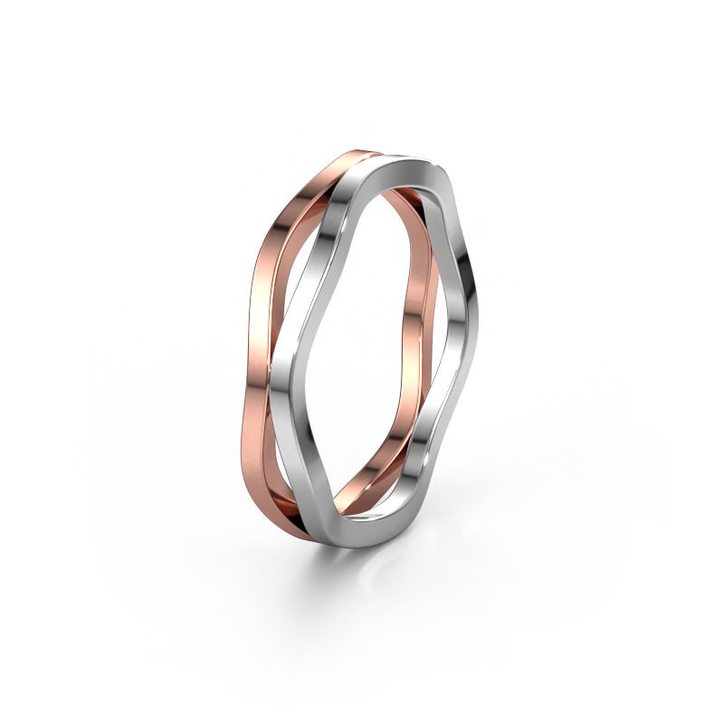 Trouwring WH2122M 585 rosé goud ±5x1.7 mm