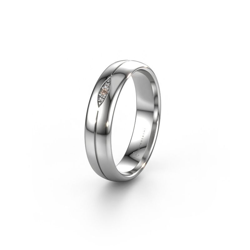 Ehering WH0219L35X 950 Platin Braun Diamant ±5x1.4 mm
