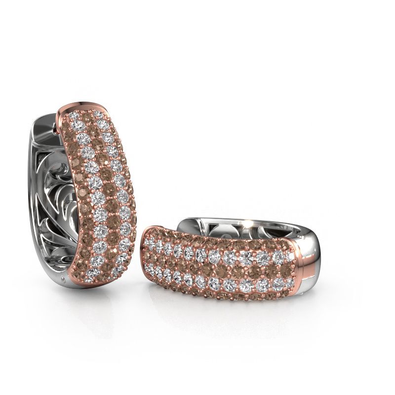 Creole Danika 12.5 B 585 Roségold Braun Diamant 2.307 crt