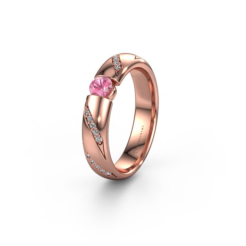Alliance WH2102L34A 585 or rose saphir rose ±5 x 1,7 mm