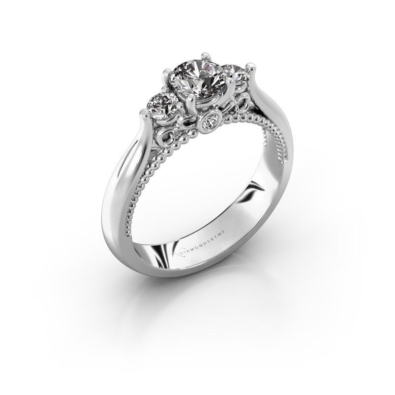 Afbeelding van Verlovingsring Tiffani<br/>950 platina<br/>Lab-grown diamant 0.74 crt