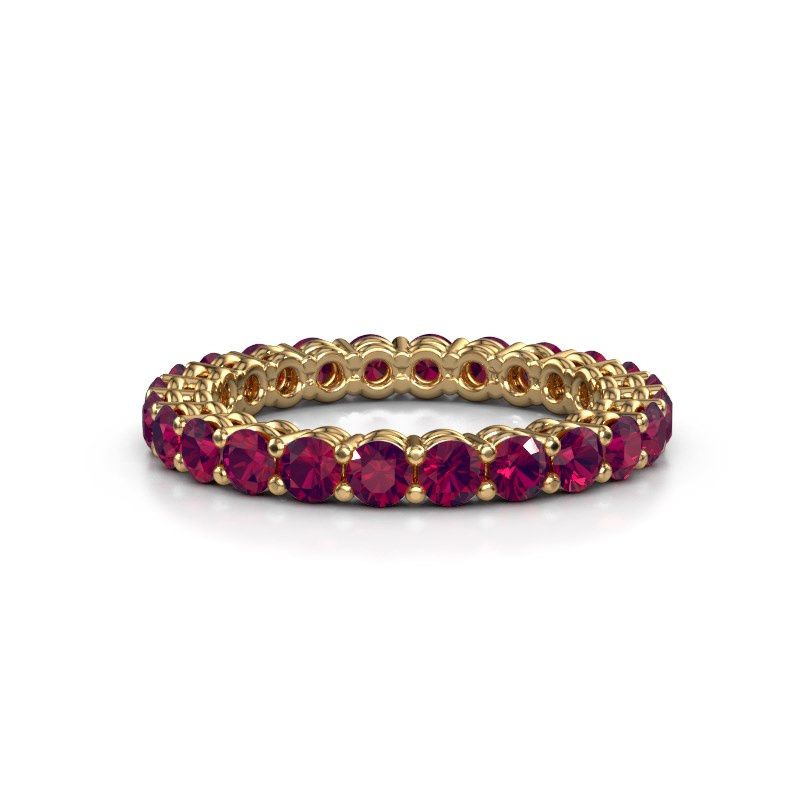 Image of Stackable ring Michelle full 2.7 585 gold rhodolite 2.7 mm