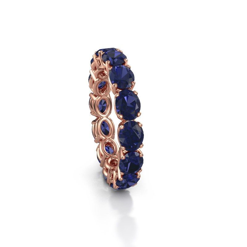 Bild von Ring vivienne ovl 5x4<br/>585 Roségold<br/>Saphir 5x4 mm