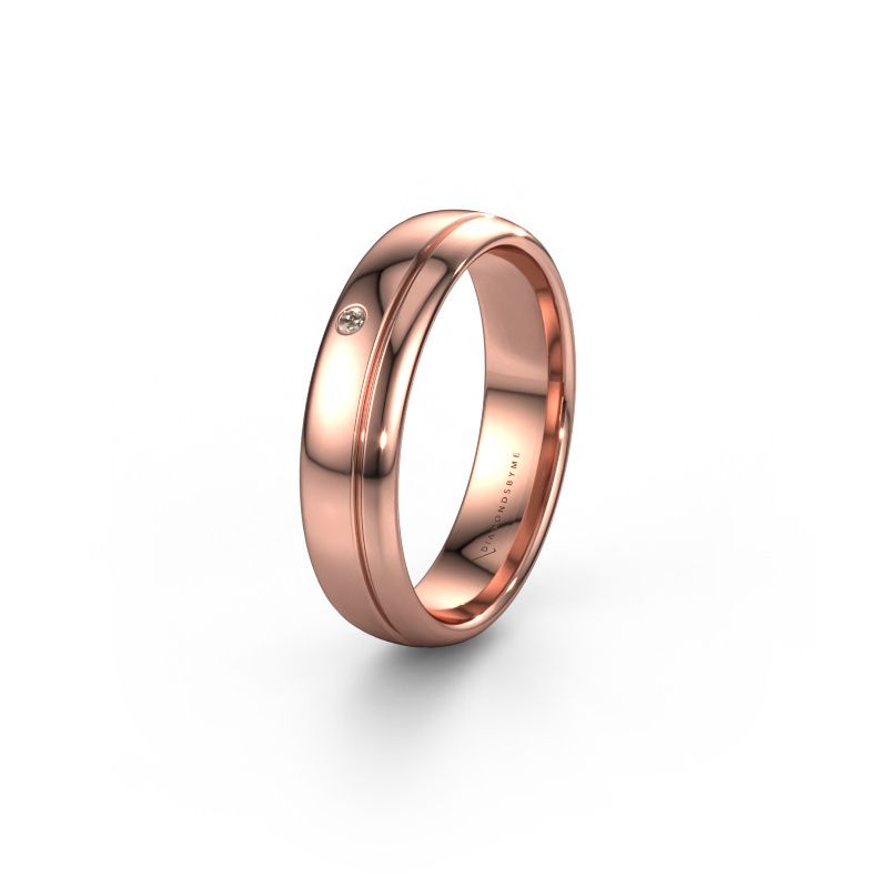 Alliance WH0301L35AP 585 or rose diamant brun ±5 x 1,7 mm