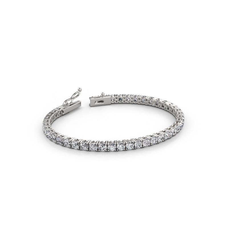 Tennis bracelet Shirley 3.7 diamond 585 white gold 8.20 crt