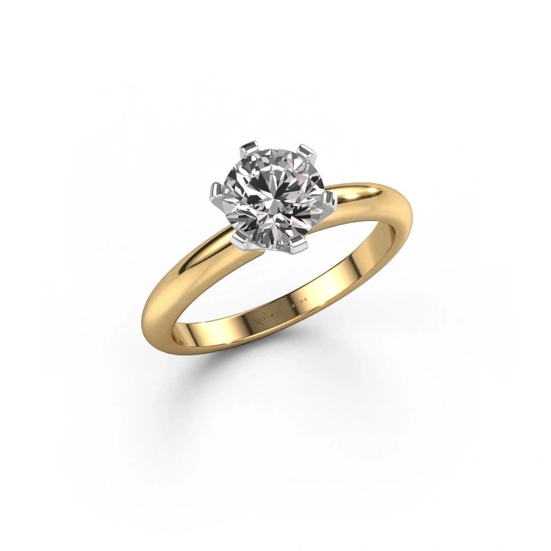 Engagement ring Tiffy 1 585 gold diamond 1.00 crt