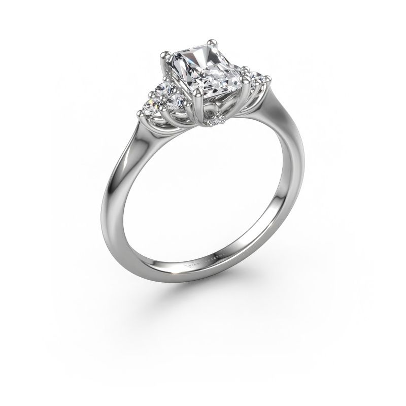 Forlovelsesring Felipa RAD 950 platina lab-diamant 1.193 crt