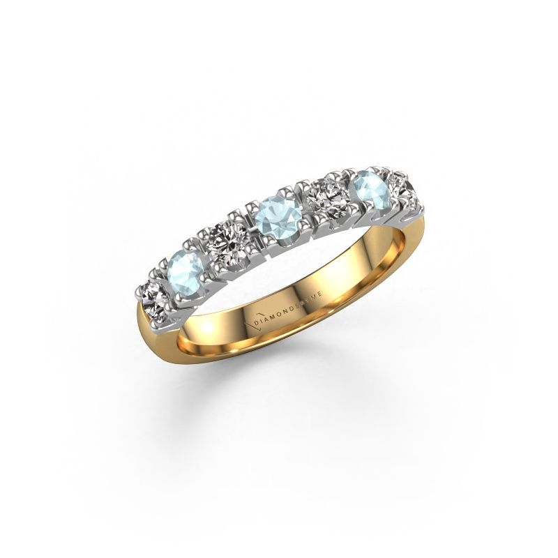 Ring Rianne 7 585 gold aquamarine 3 mm
