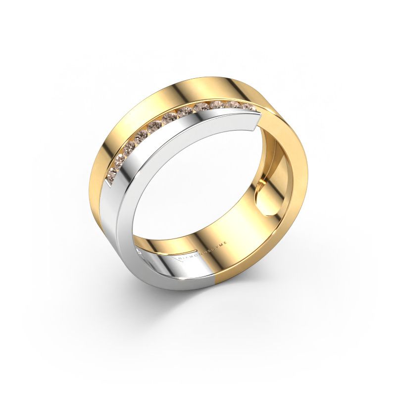 Ring Loma 585 Gold Braun Diamant 0.165 crt
