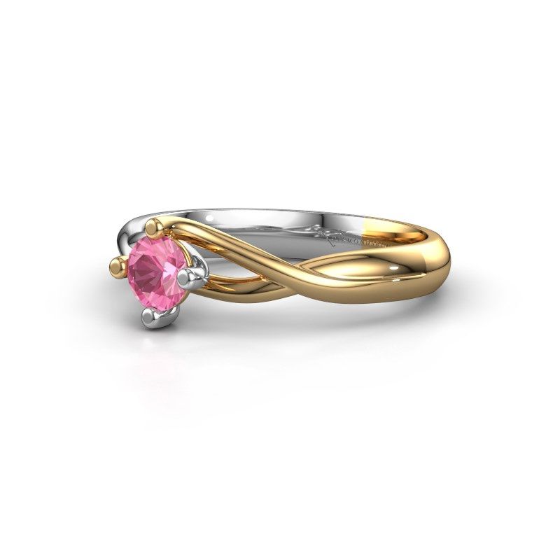 Image of Ring Paulien<br/>585 gold<br/>Pink sapphire 4.2 mm