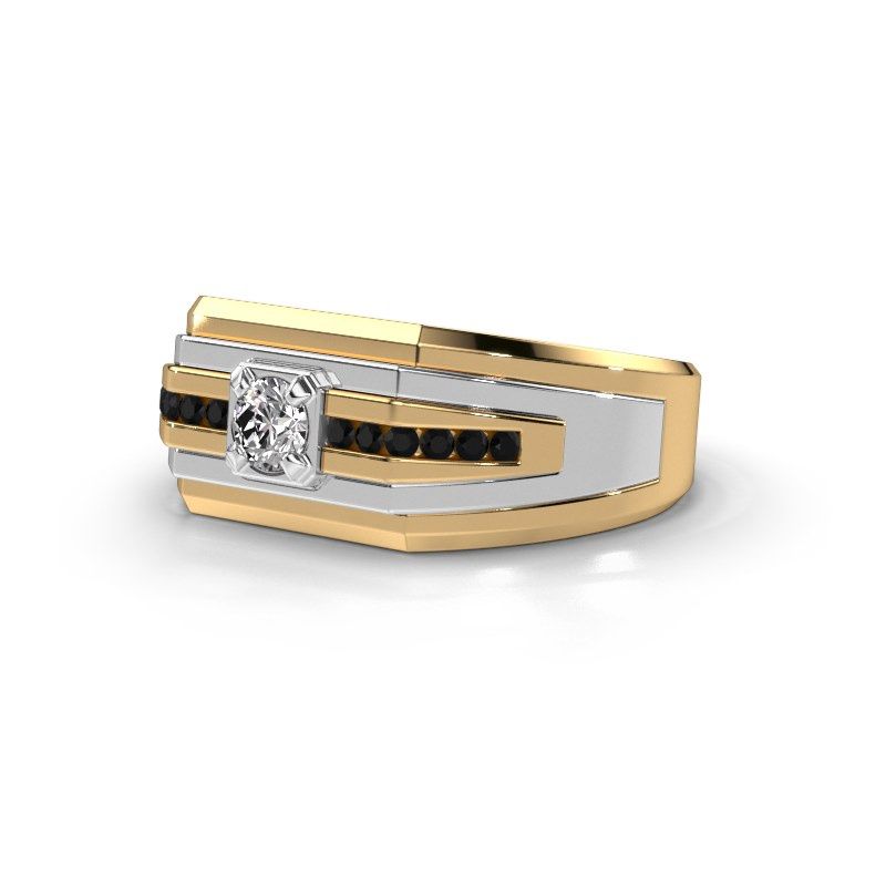 Image de Bague pour homme Oliver<br/>585 or jaune<br/>Diamant synthétique 0.466 crt