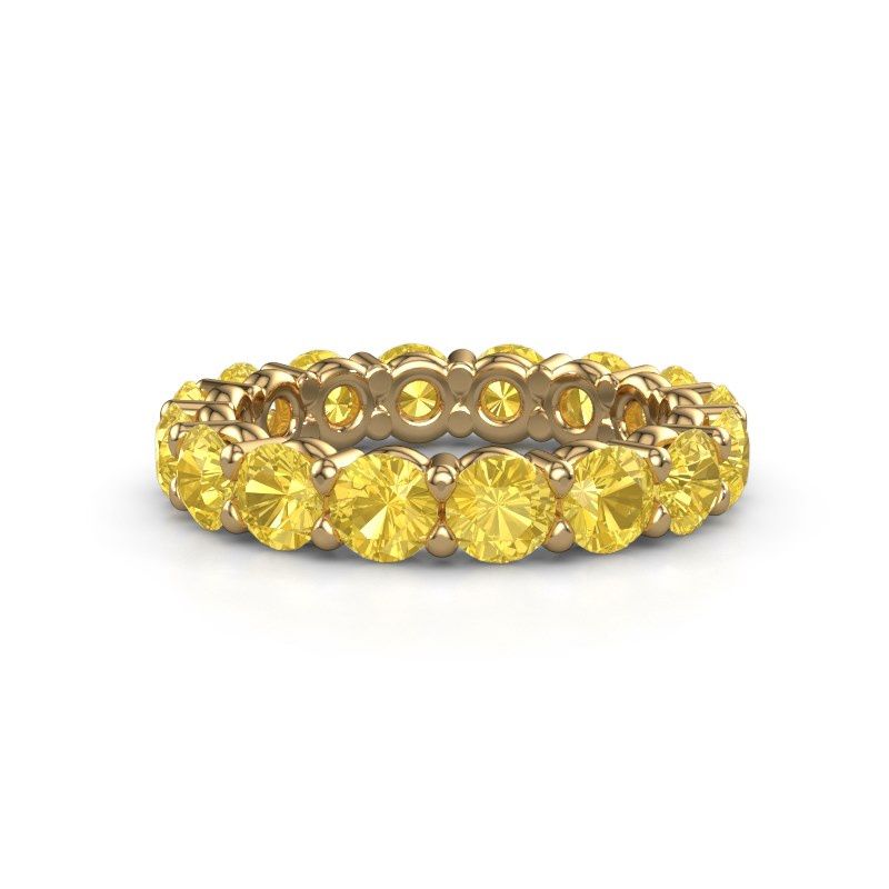 Bild von Vorsteckring heddy rnd 4.0<br/>585 Gold<br/>Gelb Saphir 4 mm