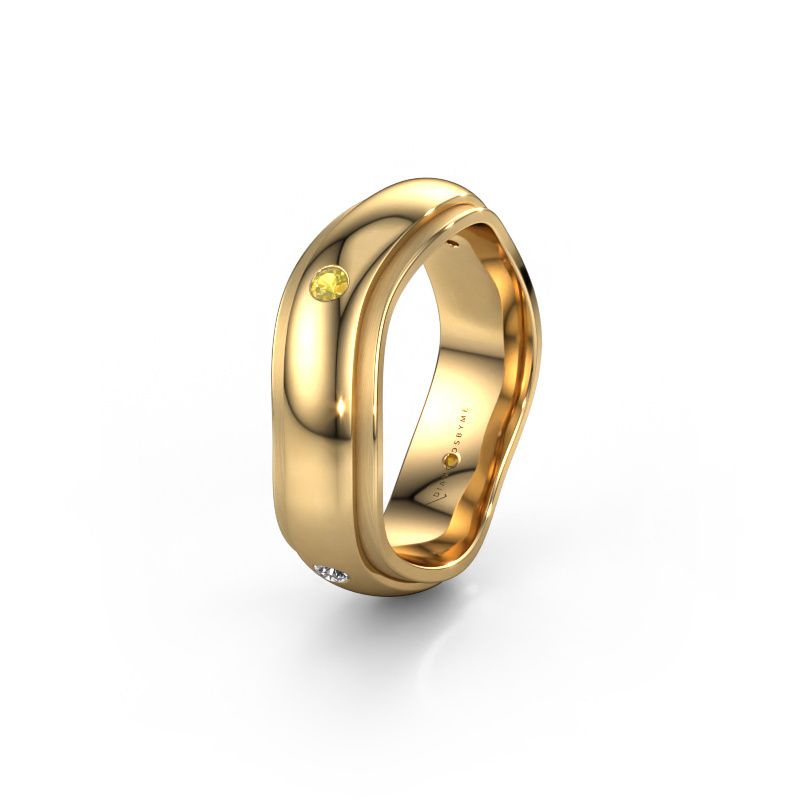 Ehering WH2050L26DP 585 Gold Gelb Saphir ±6x2.4 mm