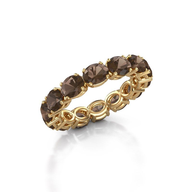 Bild von Ring vivienne ovl 5x4<br/>585 Gold<br/>Rauchquarz 5x4 mm