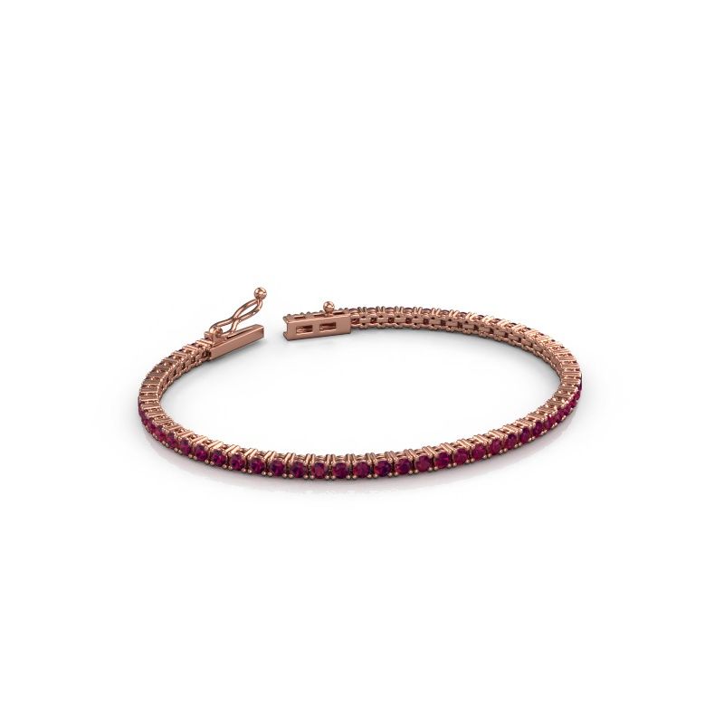 Bracelet tennis Shirley 2.4 585 or rose 2.4 mm