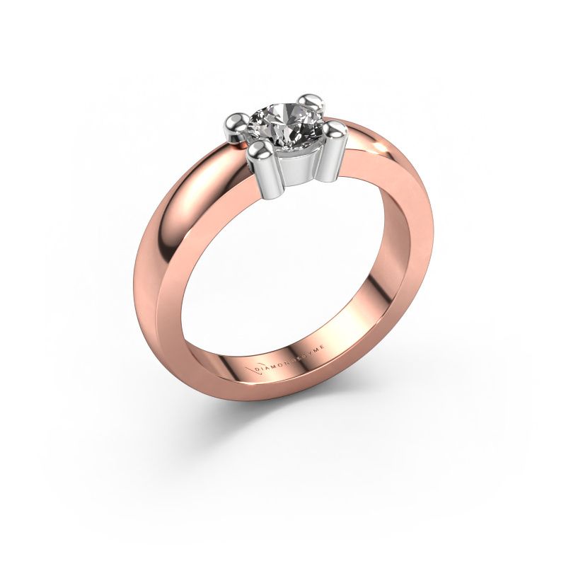 Ring Yasmin 1 585 rose gold diamond 0.40 crt