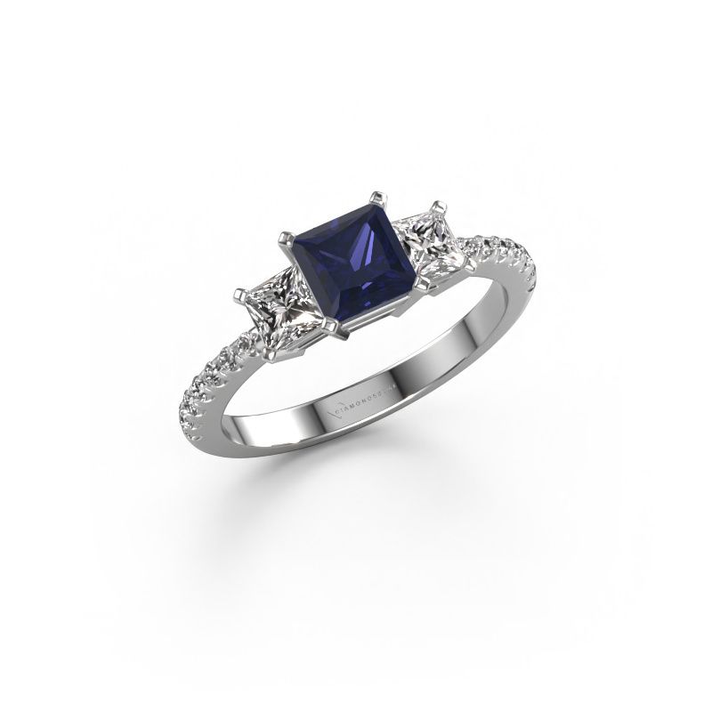 Engagement ring Dorla 950 platinum sapphire 5 mm