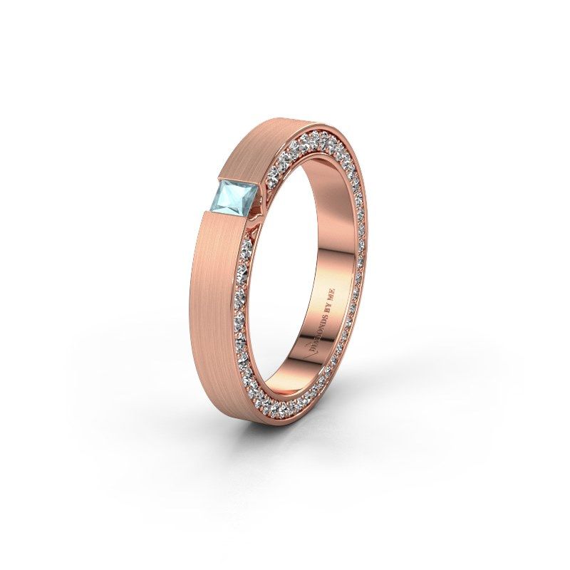 Image de Alliance WH2140L14B<br/>585 or rose ±3&comma;5x2 mm<br/>Aigue-marine
