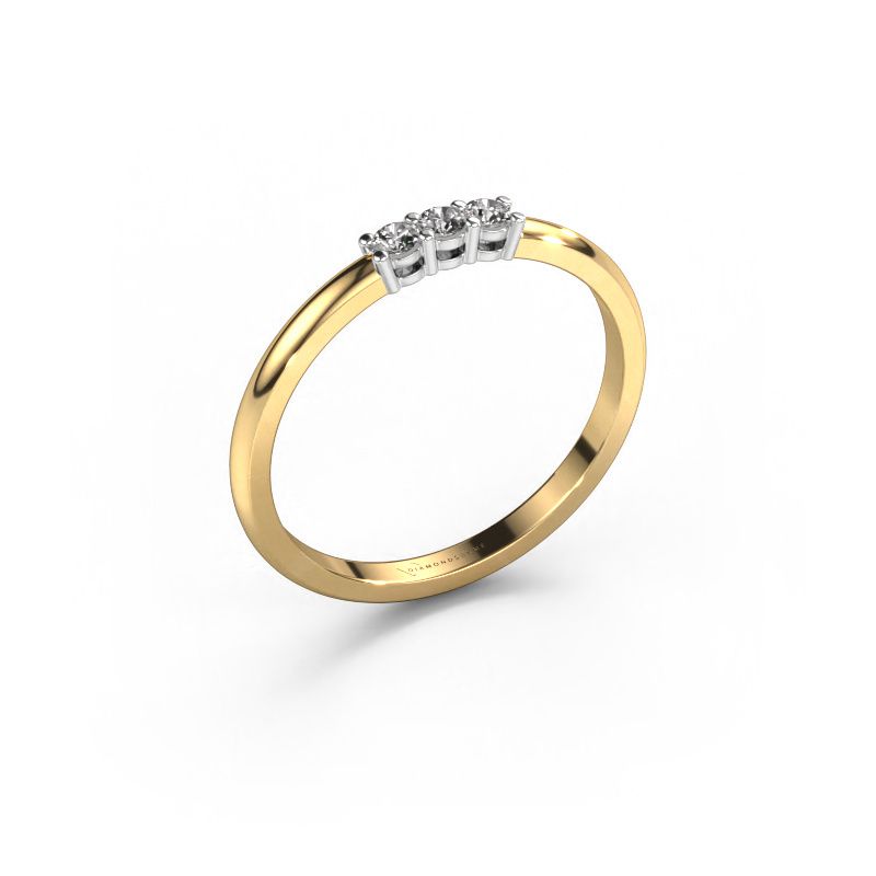 Ring Michelle 3 585 Gold Diamant 0.09 crt