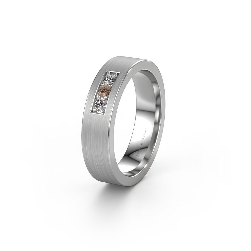 Ehering WH0110L15BM 950 Platin Braun Diamant ±5x2 mm