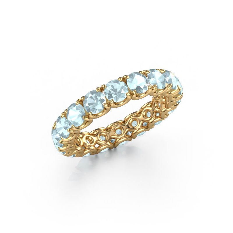 Vorsteckring Estee 3.7 585 Gold Aquamarin 3.7 mm
