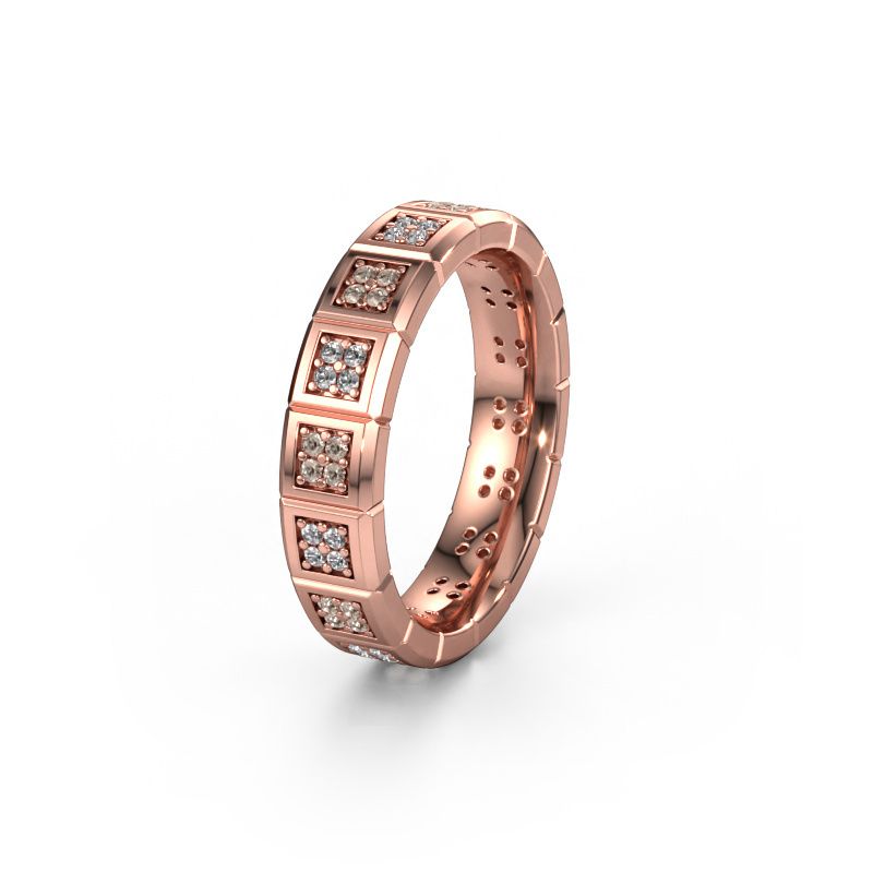 Ehering WH2056L15DP 585 Roségold Braun Diamant ±5 x 2,4 mm