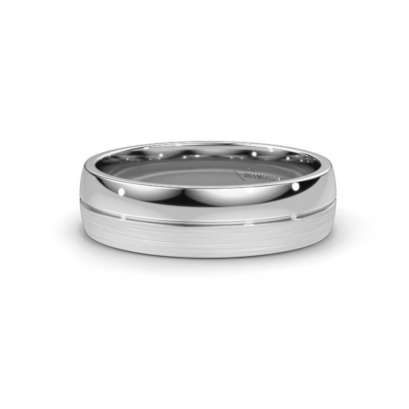 Afbeelding van Trouwring WH0200M25APM 950 platina ±6x1.7 mm