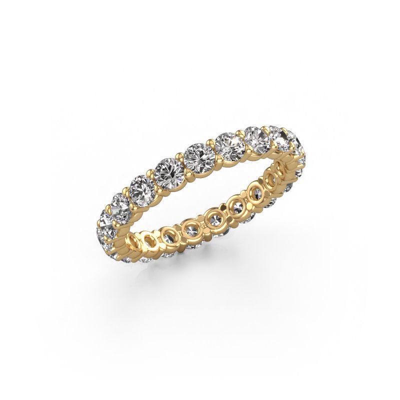 Ring Heddy rnd 2.9 585 gold zirconia 2.9 mm