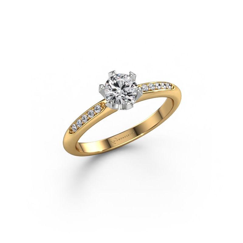 Engagement ring Tiffy 2 585 gold lab-grown diamond 0.40 crt