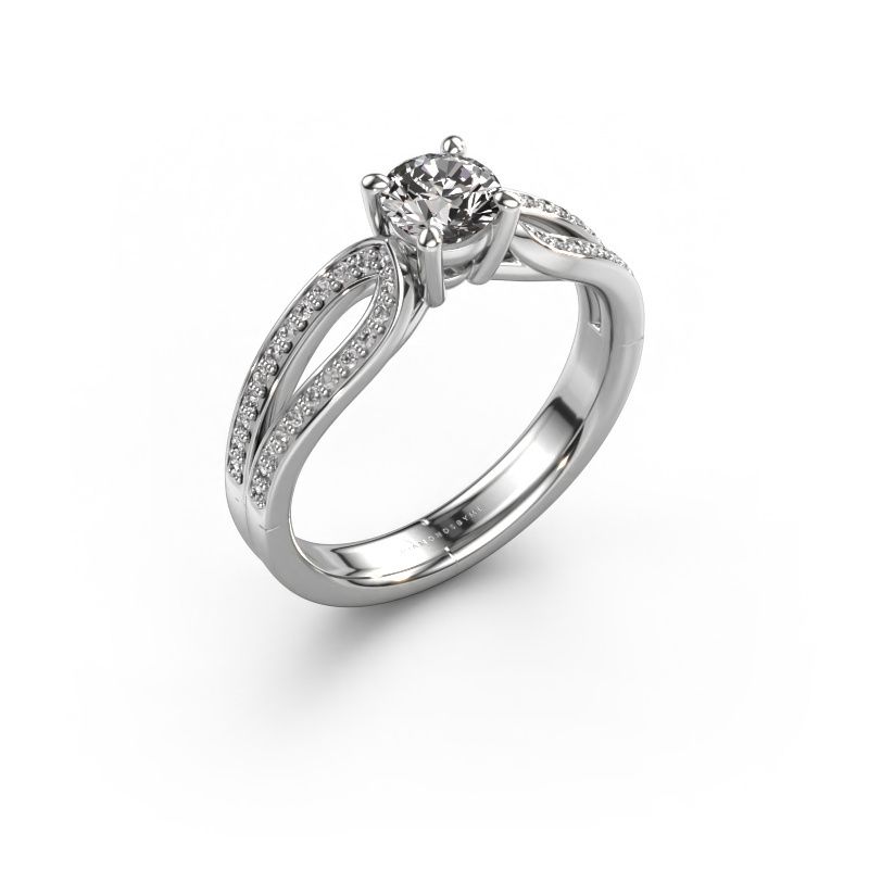 Verlovingsring Antonia rnd 2 950 platina diamant 0.73 crt