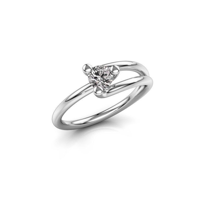 Image of Ring Roosmarijn<br/>950 platinum<br/>Diamond 0.30 crt