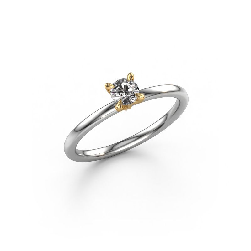 Bild von Verlobungsring Crystal Rnd 1<br/>585 Weißgold<br/>Diamant 0.30 crt