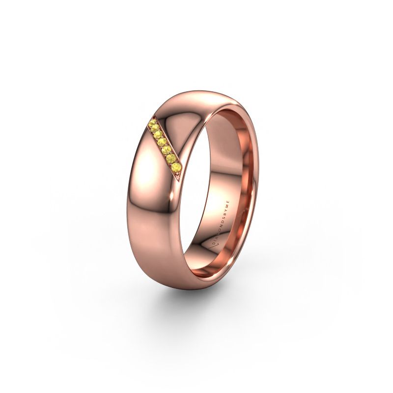Ehering WH0164L36B 585 Roségold Gelb Saphir ±6x2 mm
