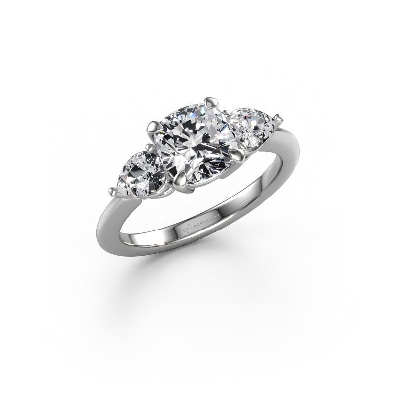Verlobungsring Chanou CUS 950 Platin Diamant 2.58 crt